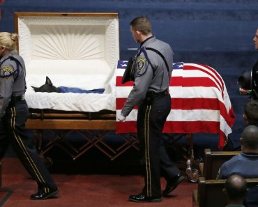 Police dog STABBED to DEATH! The pics from the funeral will make you cry like a baby!