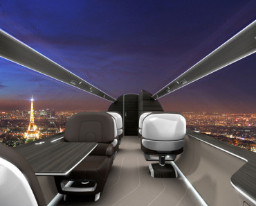 Meet the WINDOWLESS airplane. This is the future of air transport
