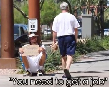 Fake Homeless Gives $20 To Those That Help Him. You must watch this video