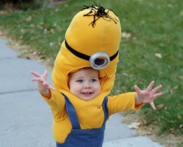 Minion is the worst idea of a Halloween costume for kids! His cuteness level is HUGE!