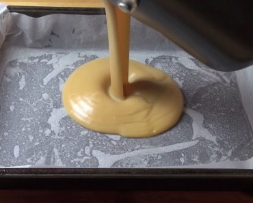 He Pours Peanut Butter Batter Into A Pan. The Outcome? My Mouth Is Watering