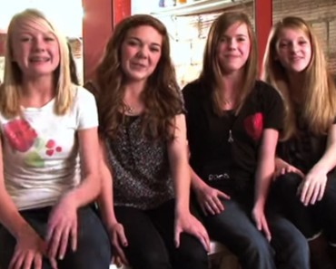 These 4 Girls Sing A Classic Song…But Then Watch The Girl On The Right. UNBELIEVABLE!