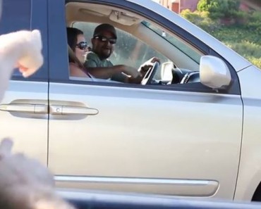 He Was Just Singing In His Car, But When He Pointed To This Guy Things Escalated