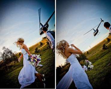 Watch: Helicopter Crashes Couple’s Beach Side Wedding