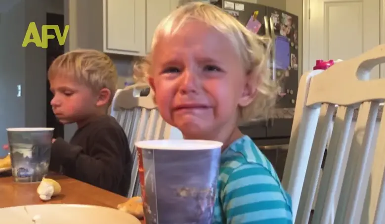His Little Sister Was Having A Temper Tantrum, What He Asked Her Is So Hilarious!! LOL!