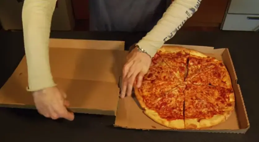 I’m Blown Away by What He Is Doing with a Pizza Box! This Is Genius!