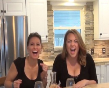 Two Ladies Try Helium Filled Wine, What They Do Next? You Can’t Skip This!