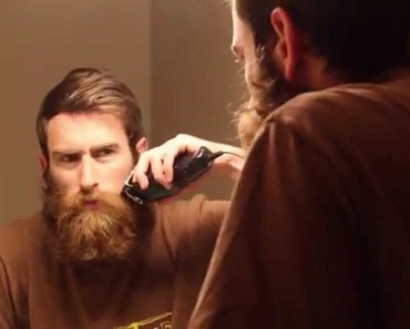 He Hasn’t Shaved In Years, But Then Mom Walks In And Sees His Face Again…