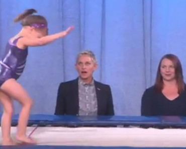 Ellen Had Heard 3-year-old Gymnast “Prodigy” Was Talented, But When She saw her moves… STUNNED!