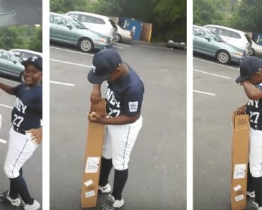He thought his Dad forgot his birthday, then Dad asks him to get something from the trunk…
