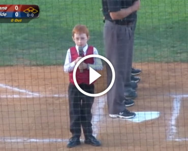 Seven-year-old boy hiccups his way through Australian national anthem—CUTE