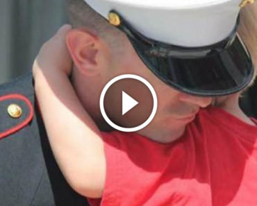 Marine does THIS with his son before he’s deployed and Mom catches it all on camera — WOW!