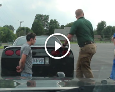 Cop orders man out of his car and onto his knees. When she realizes what’s REALLY happening? OMG!