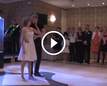 This bride and groom meet on the dance floor. Once the music starts? AMAZING!