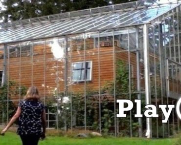 Couple builds greenhouse around home to grow food and keep warm
