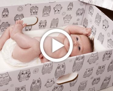 Every mother in Finland puts newborn in a cardboard box