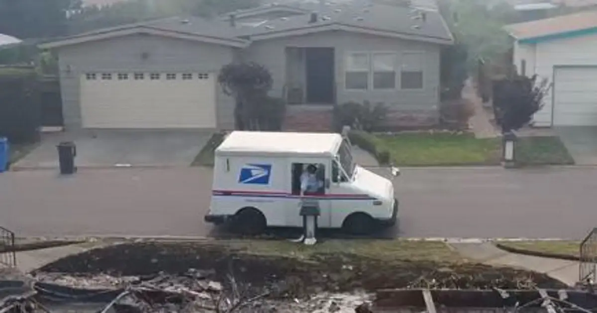 Man Follows Postman and Silently Records. When Camera Zooms Out His True Intentions Are Revealed