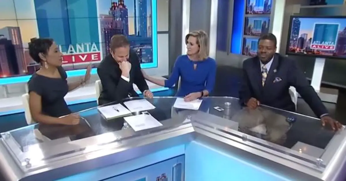 News story takes unexpected turn, as anchor suddenly breaks down in tears in live TV