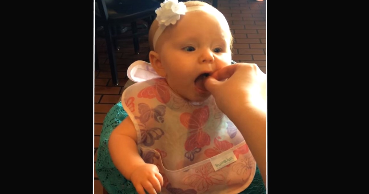 Mommy Feeds Baby Girl Bite, But It’s The Next Moment That’s Melting Internet’s Heart