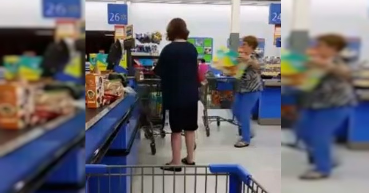 Mom Holds Up Line With Price Check. Moments Later, Another Customer Dashes For Her Cart